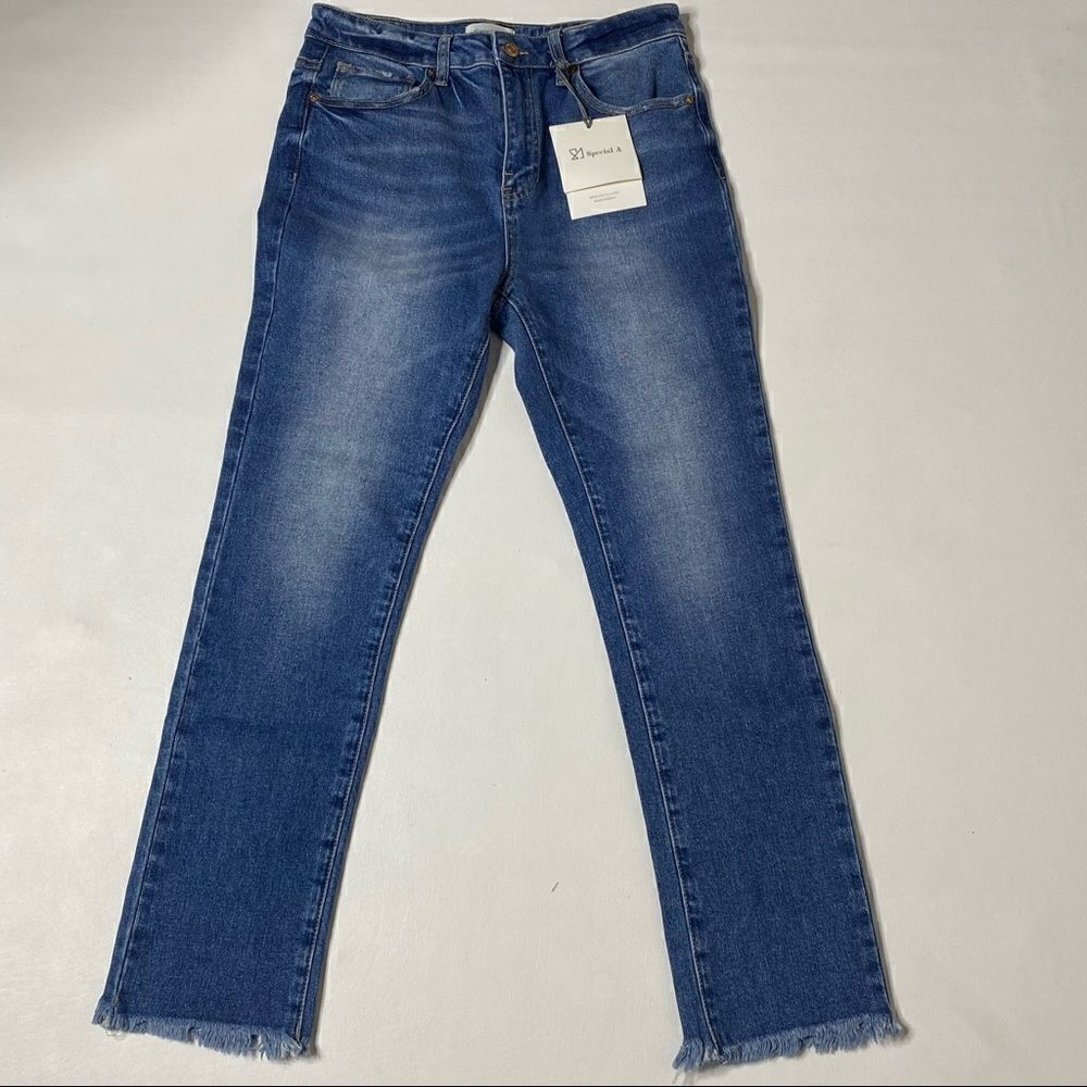 Special A | NWT Special A High Rise Jeans * Raw Hem *